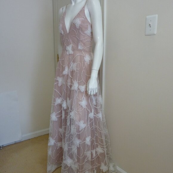 Josephine Sleeveless V-Neck 3D Maxi Dress - Picture 9 of 11